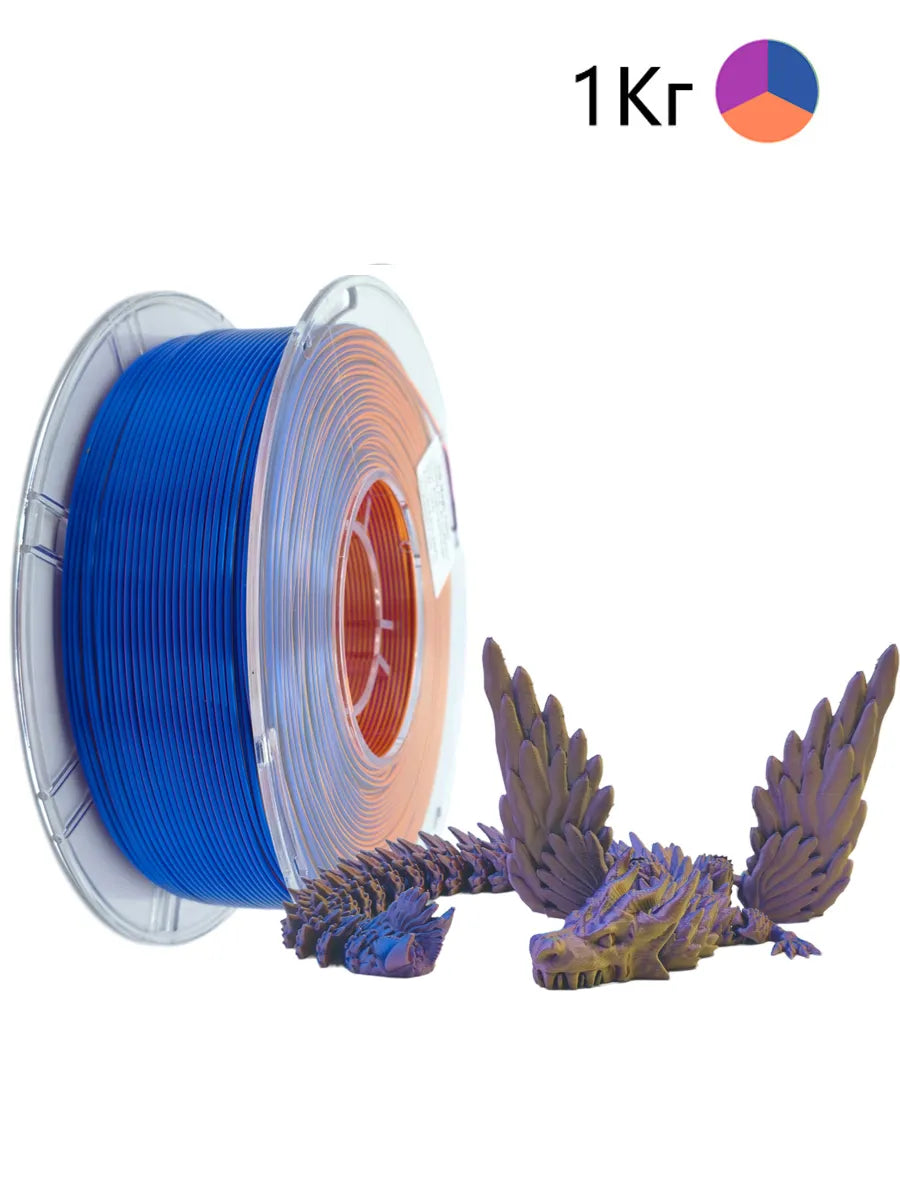 Nexaforge 3D Filament Tri-Color Silk PLA - Tri-Color 1.75mm 1kg