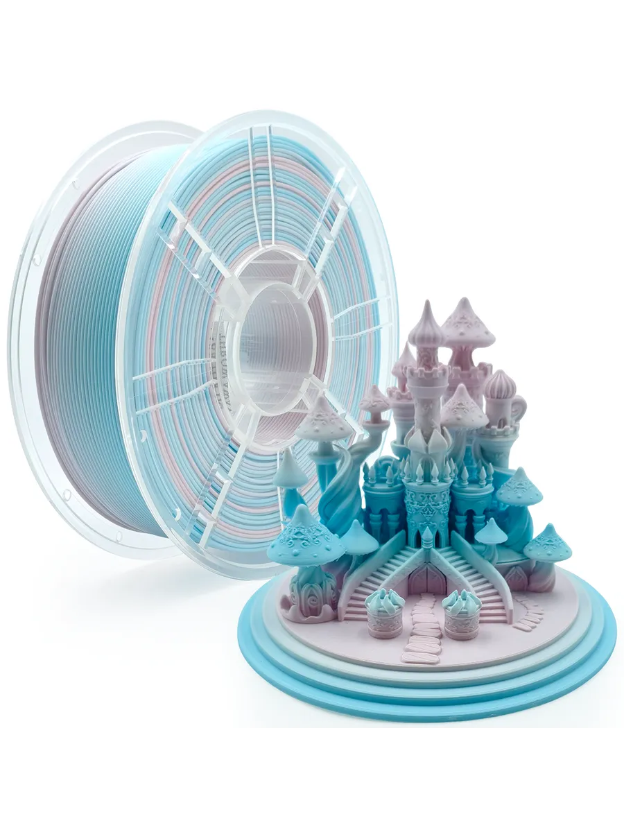 Nexaforge 3D Filament PLA Rainbow - Ice Cream 1.75mm 1kg