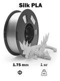 Nexaforge 3D Filament Silk PLA - Silver 1.75mm 1kg