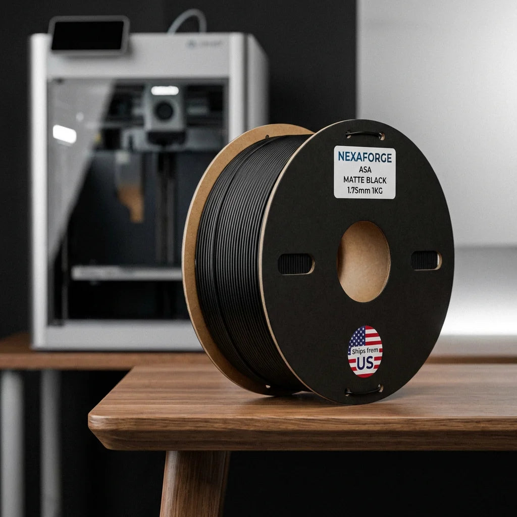 Nexaforge 3D Filament ASA - Matte Black 1.75mm 1kg