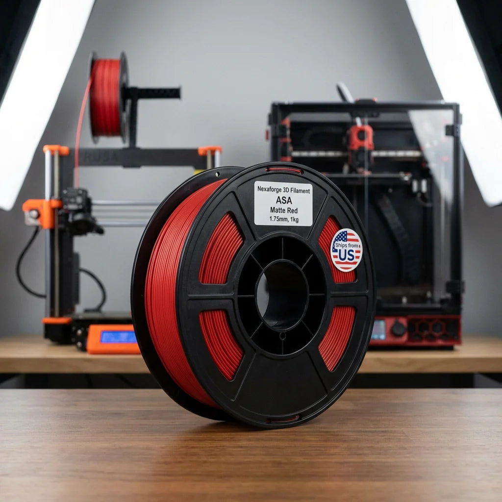 Nexaforge 3D Filament ASA - Matte Black 1.75mm 1kg