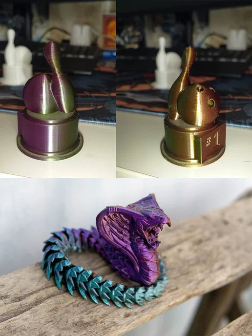 Tri-Color Silk PLA - Tri-Color 1.75mm 3kg