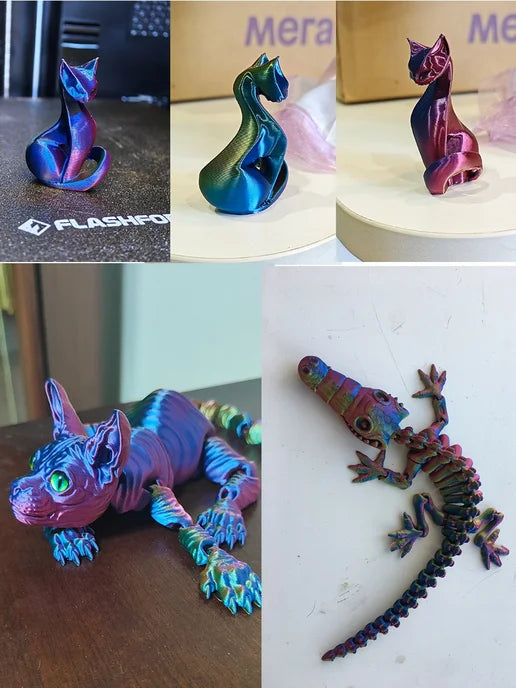 Tri-Color Silk PLA - Tri-Color 1.75mm 3kg