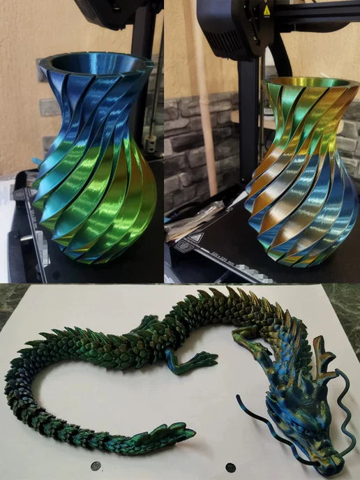 Tri-Color Silk PLA - Tri-Color 1.75mm 3kg