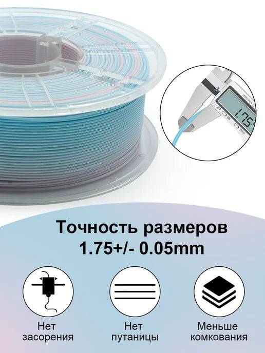 PLA Rainbow - Ice Cream 1.75mm 1kg