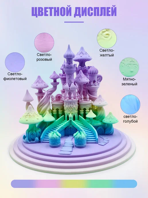PLA Rainbow - Macaron 1.75mm 1kg