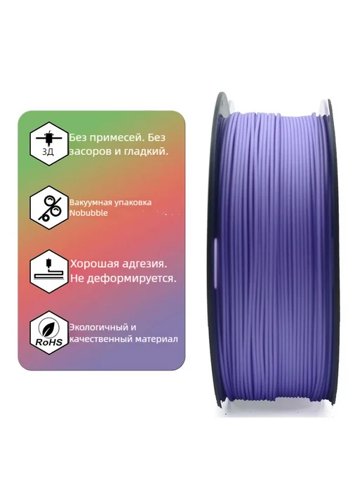 Matte PLA - Black 1.75mm 1kg