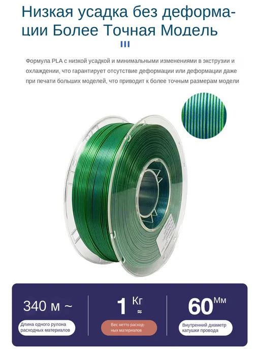 Dual-Color Silk PLA - Red 1.75mm 1kg